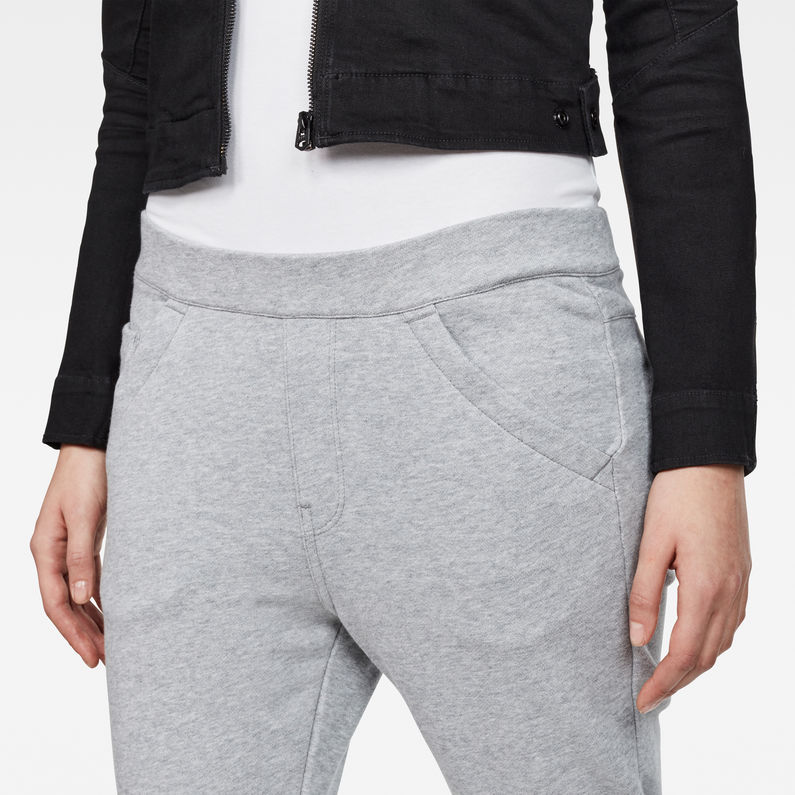 G-Star RAW® Scolla Slim Sweatpants Grey detail shot