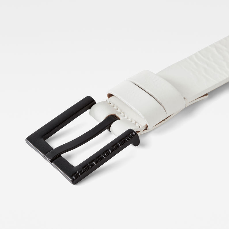 G-Star RAW® Duko Belt White detail shot buckle