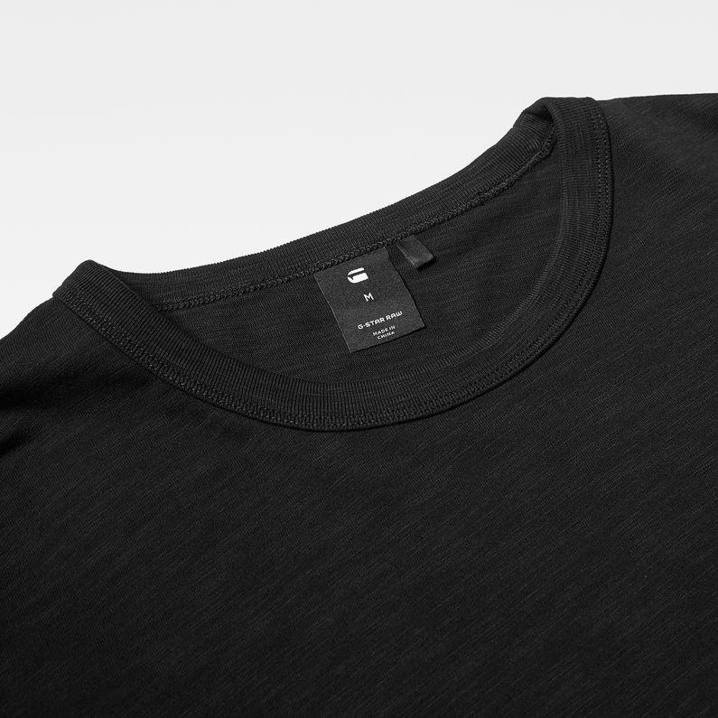 G-Star RAW® Rackam Regular T-Shirt Black detail shot
