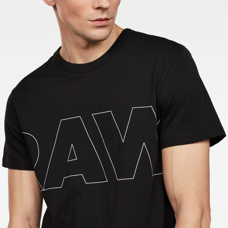 G-Star RAW® Kremen T-Shirt Black detail shot