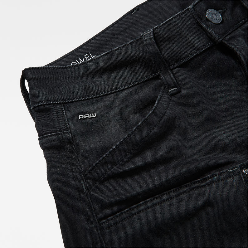 G-Star RAW® Powel Mid Waist Skinny Jeans Black