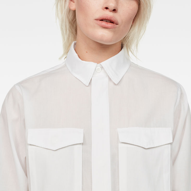 G-Star RAW® H-A 2-Pocket Elongated Shirt White