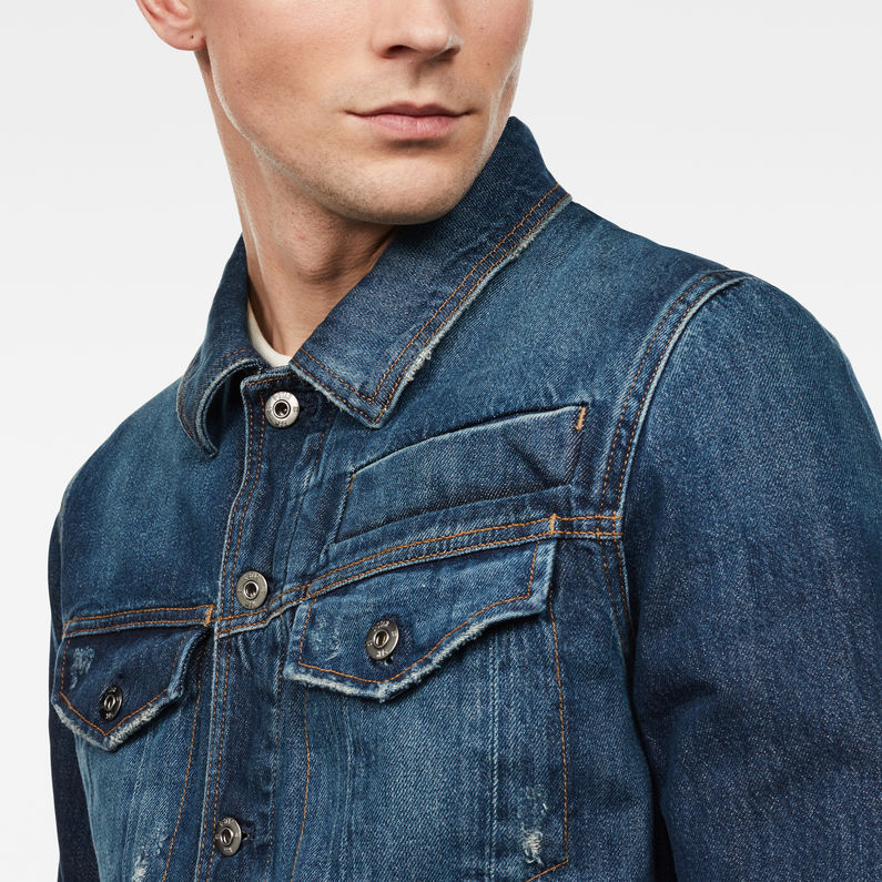 G-Star RAW® D-Staq 3D Deconstructed Jacket Medium blue detail shot