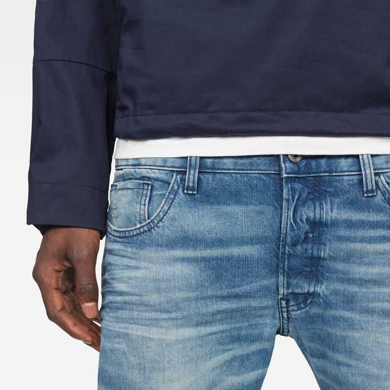 G-Star RAW® Motac Deconstructed 3D Slim Cropped Jeans Mittelblau