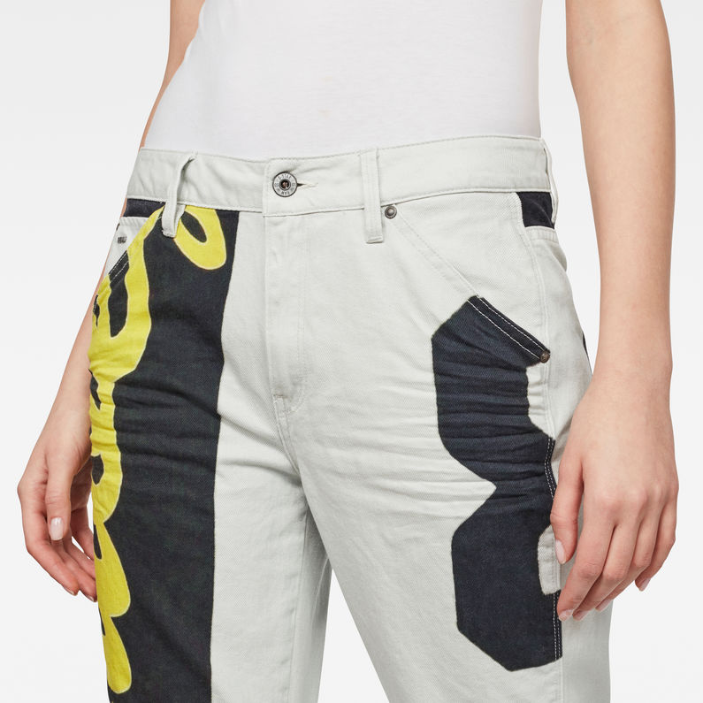 G-Star RAW® 5622 3D Mid Boyfriend Color Jeans White