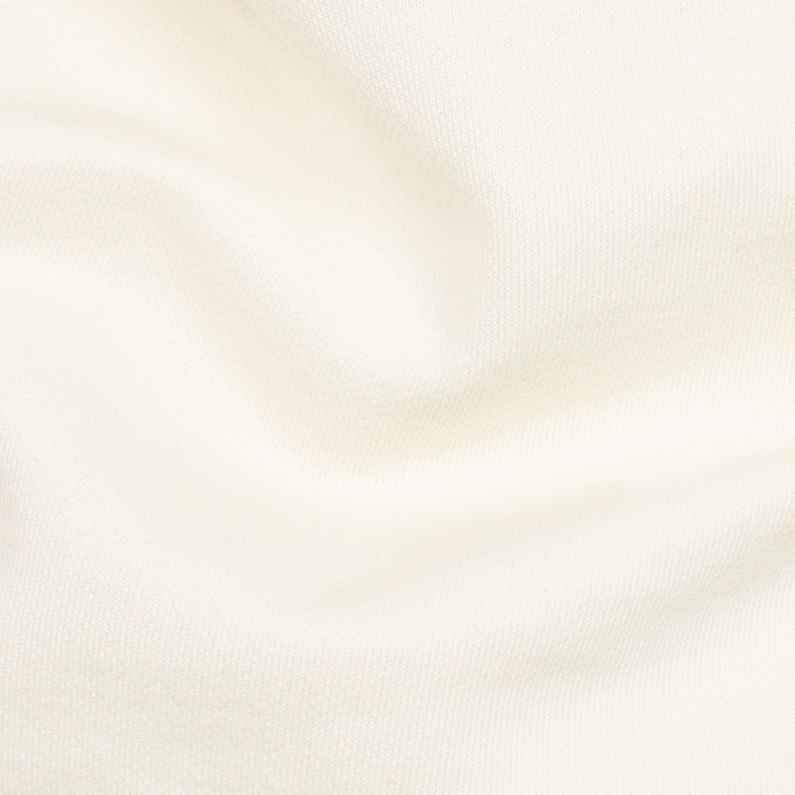 G-Star RAW® Core Hybrid Archive Hooded Sweater Weiß fabric shot