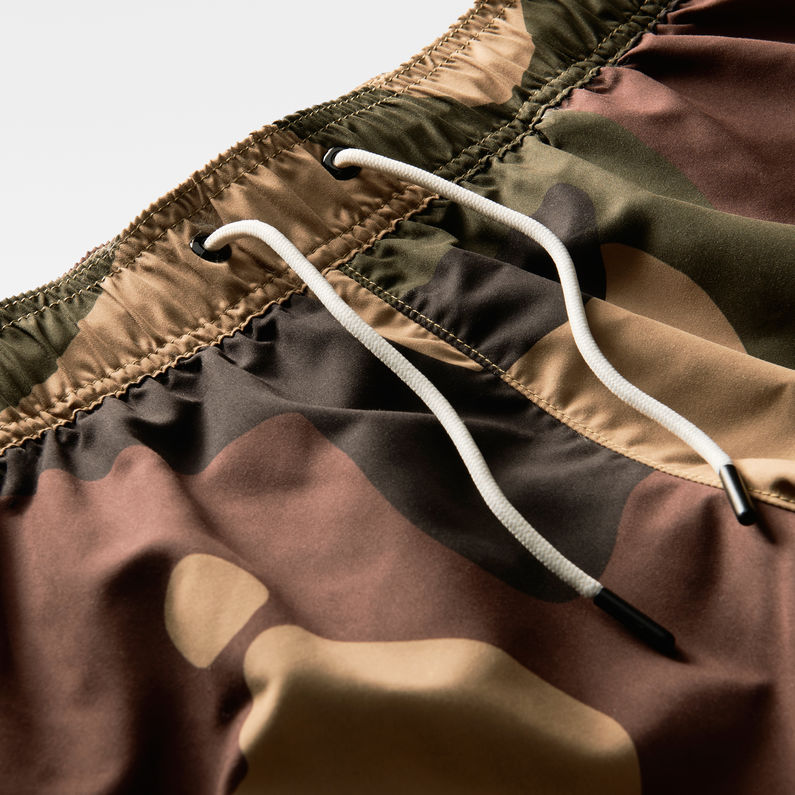 G-Star RAW® Dend Patterned Swimshort Green detail shot