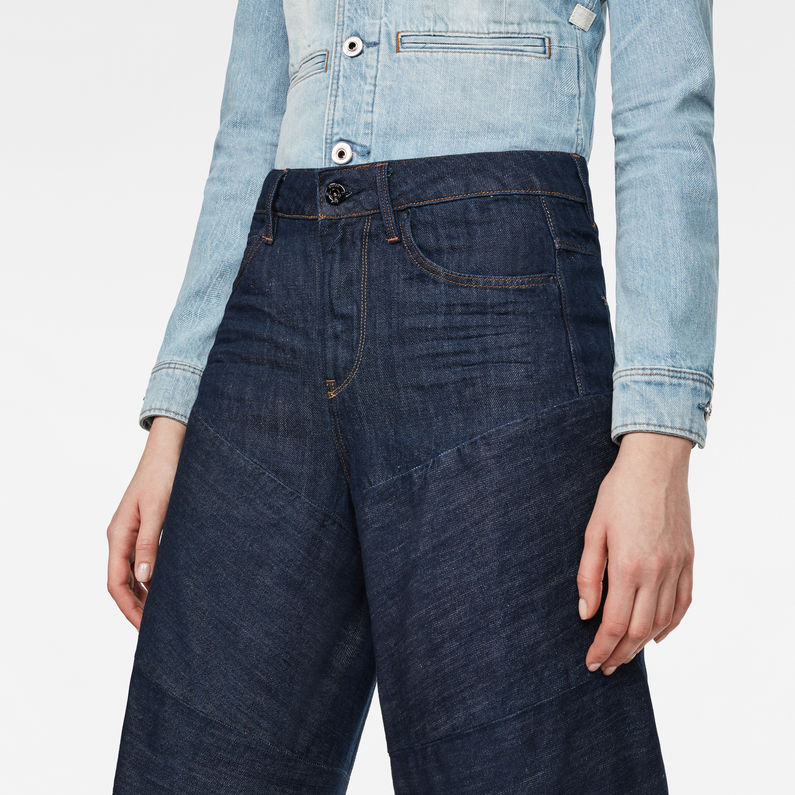 G-Star RAW® Spiraq 3D High waist Culotte Dark blue