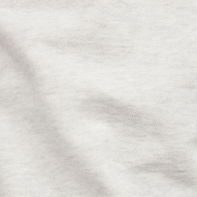 G-Star RAW® Core Stripe Cropped 3D Tapered Sweatpants White fabric shot
