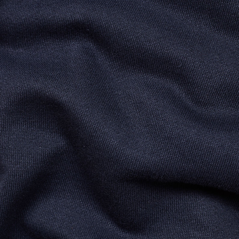 G-Star RAW® Core Stripe Loose Sweatshorts Dark blue fabric shot