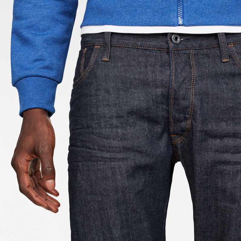 G-Star RAW® Arc 3D 1/2-Length Shorts Dark blue detail shot buckle