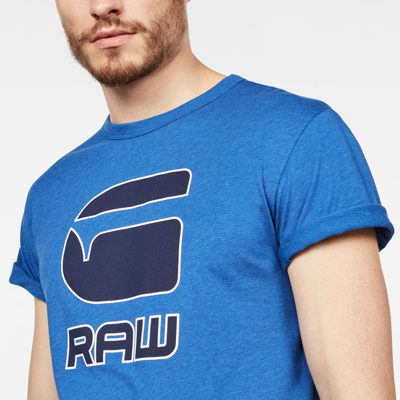 G-Star RAW® Cadulor T-Shirt Medium blue detail shot