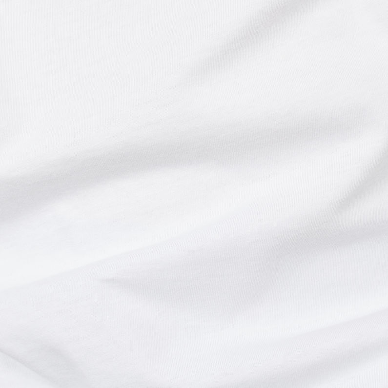 G-Star RAW® Tahire T-Shirt White fabric shot