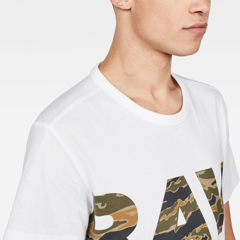 G-Star RAW® Tahire T-Shirt White detail shot