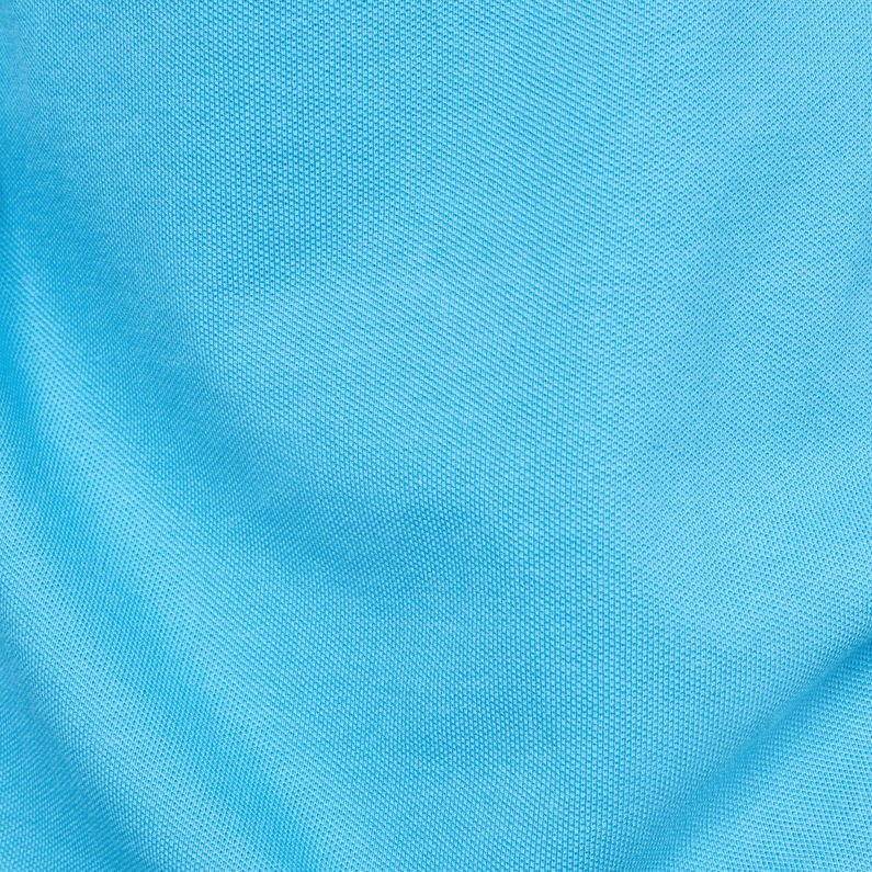 G-Star RAW® 28 Art Polo Medium blue fabric shot