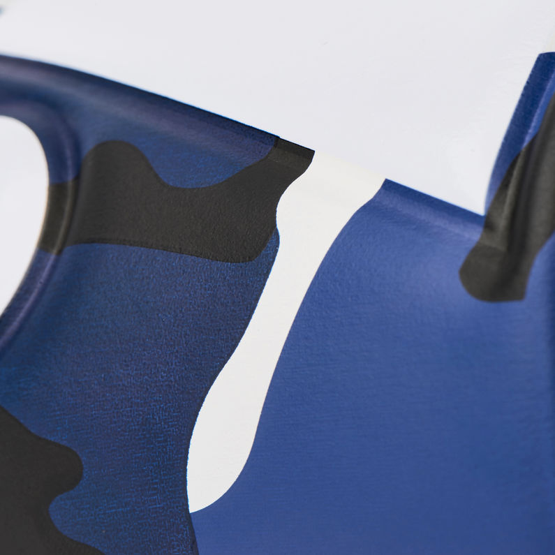 G-Star RAW® Cart Pattern Slide Medium blue fabric shot
