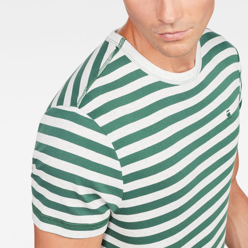 G-Star RAW® Kantano Slim T-Shirt Green detail shot