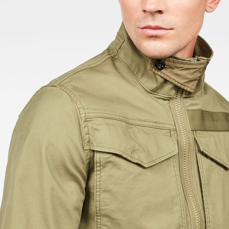 G-Star RAW® Deline Overshirt Green detail shot