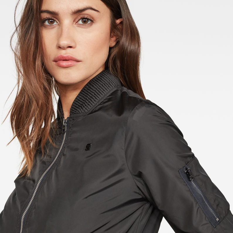 G-Star RAW® Rackam MS Slim Bomber Black detail shot