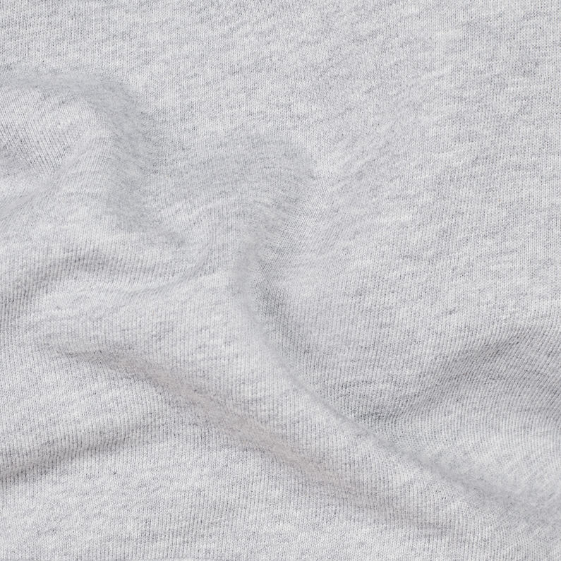 G-Star RAW® Halgen Reffit Boyfriend Hooded Sweat Dress Grey fabric shot