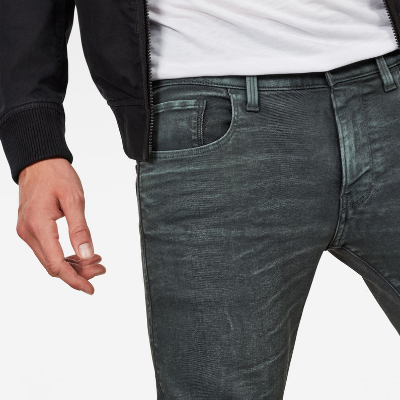 G-Star RAW® 3301 Deconstructed Skinny Colored Jeans Zwart