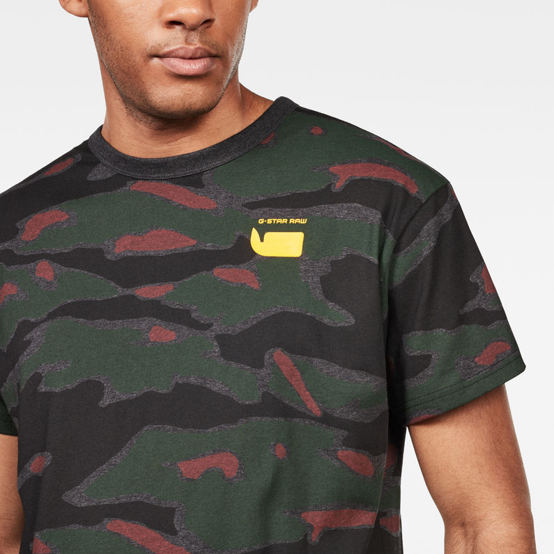 G-Star RAW® Sverre T-Shirt Green detail shot