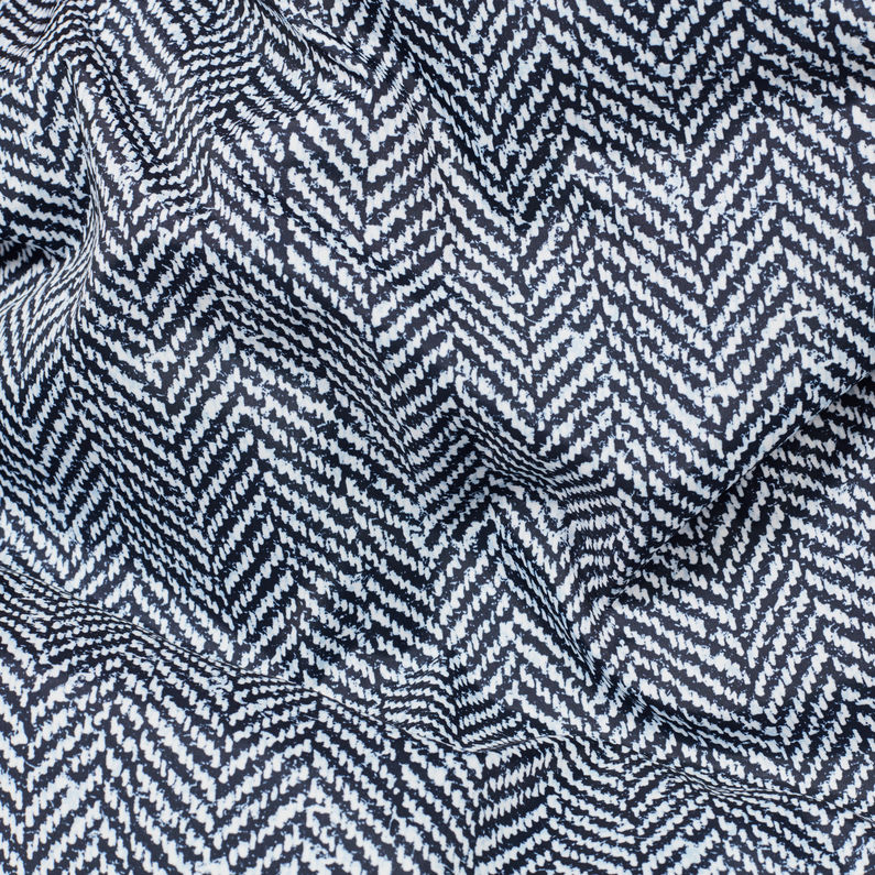 G-Star RAW® Whistler Meefic Padded Hooded Jacket Dunkelblau fabric shot