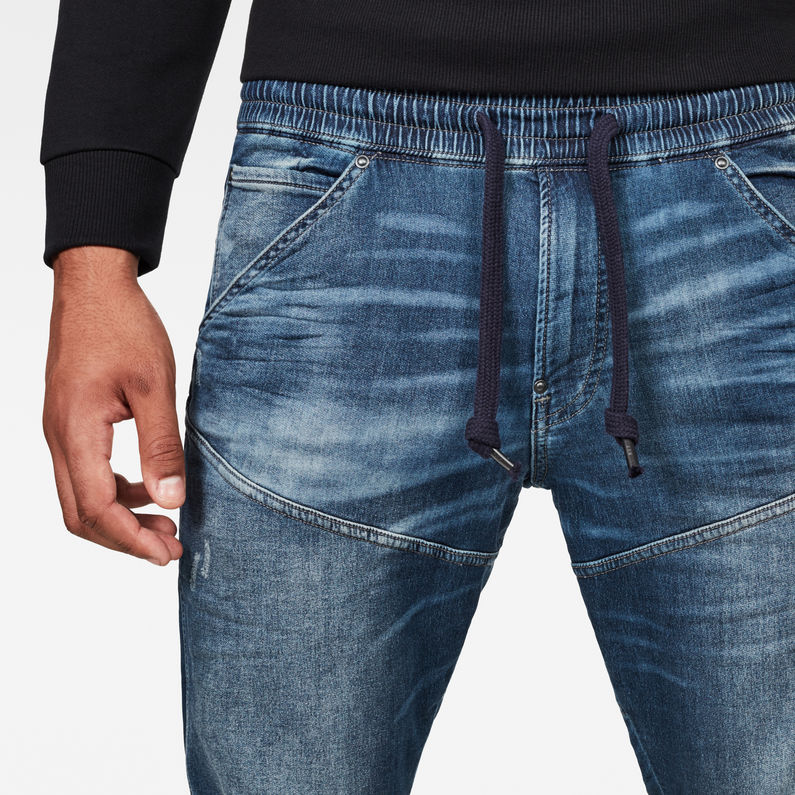 G-Star RAW® G-Star Elwood 5620 3D Sport Tapered Pants Medium blue detail shot