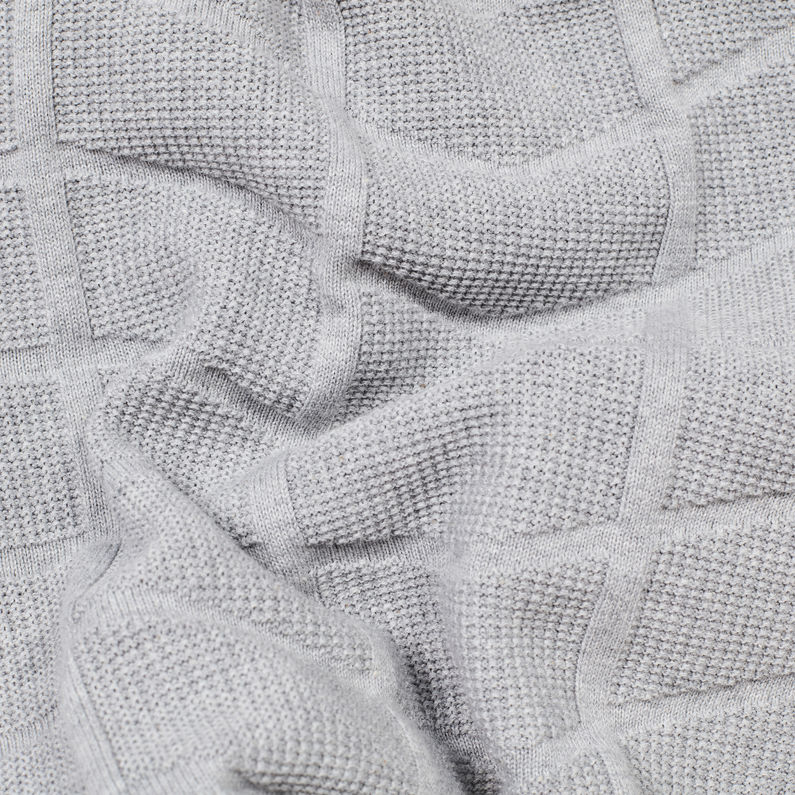 G-Star RAW® Suzaki Moto Knit Gris fabric shot