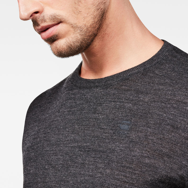 G-Star RAW® Core Knit Grau detail shot