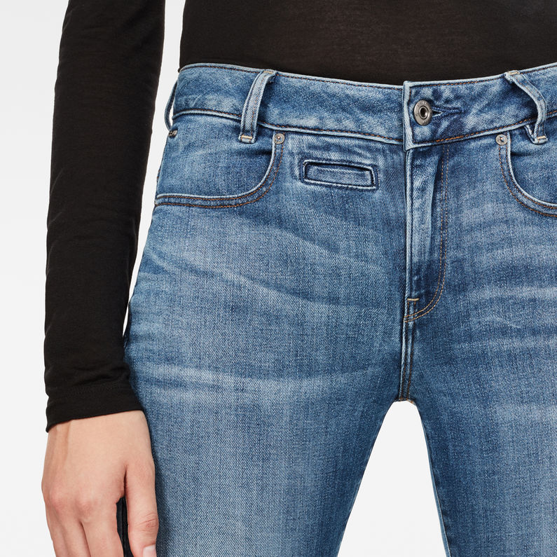G-Star RAW® D-Staq 5-Pocket Mid Waist Skinny Jeans Medium blue