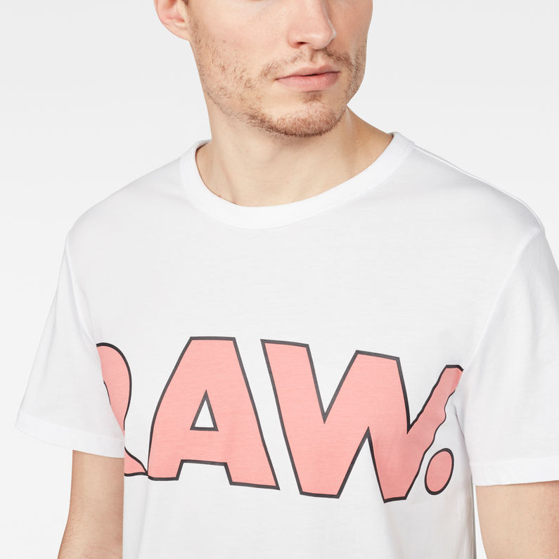 G-Star RAW® Fama T-Shirt White detail shot