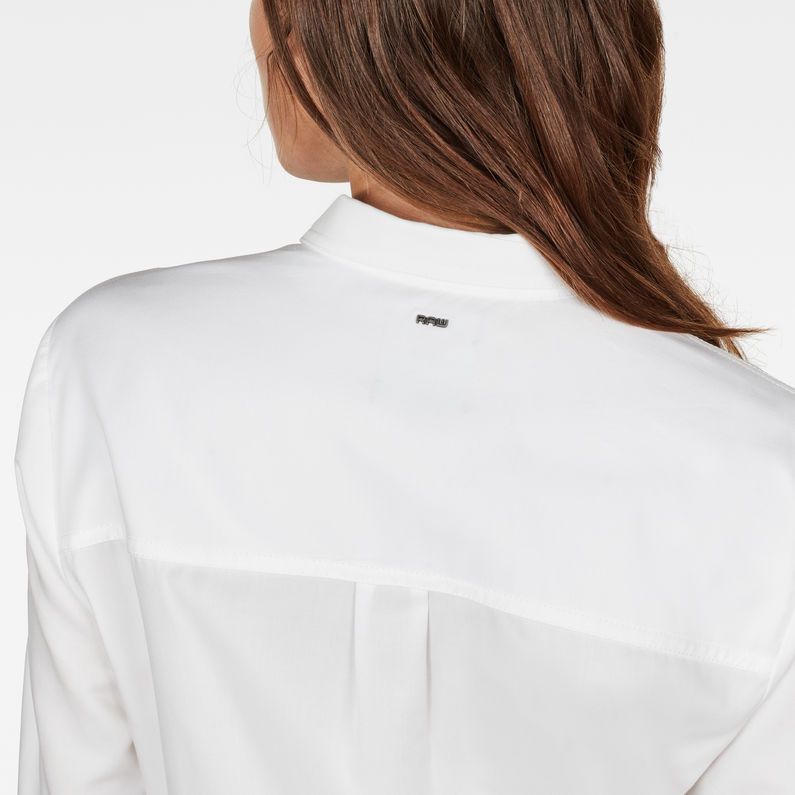 G-Star RAW® Rovic Pleated Shirt White