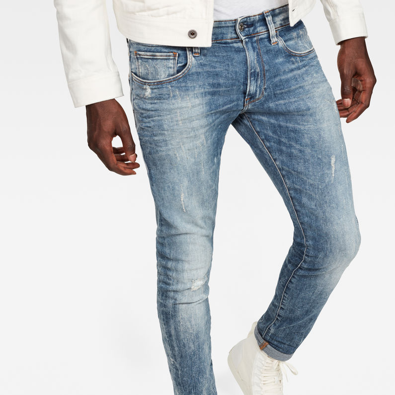 G-Star RAW® 3301 Deconstructed Skinny Jeans Light blue