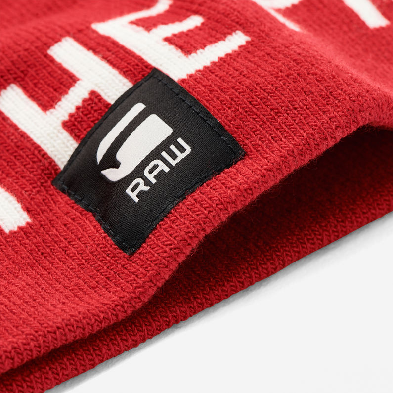G-Star RAW® Effo Long Beanie detail shot buckle