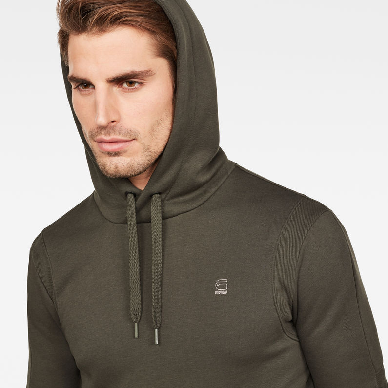 G-Star RAW® Motac-X Hooded Sweat Grey detail shot