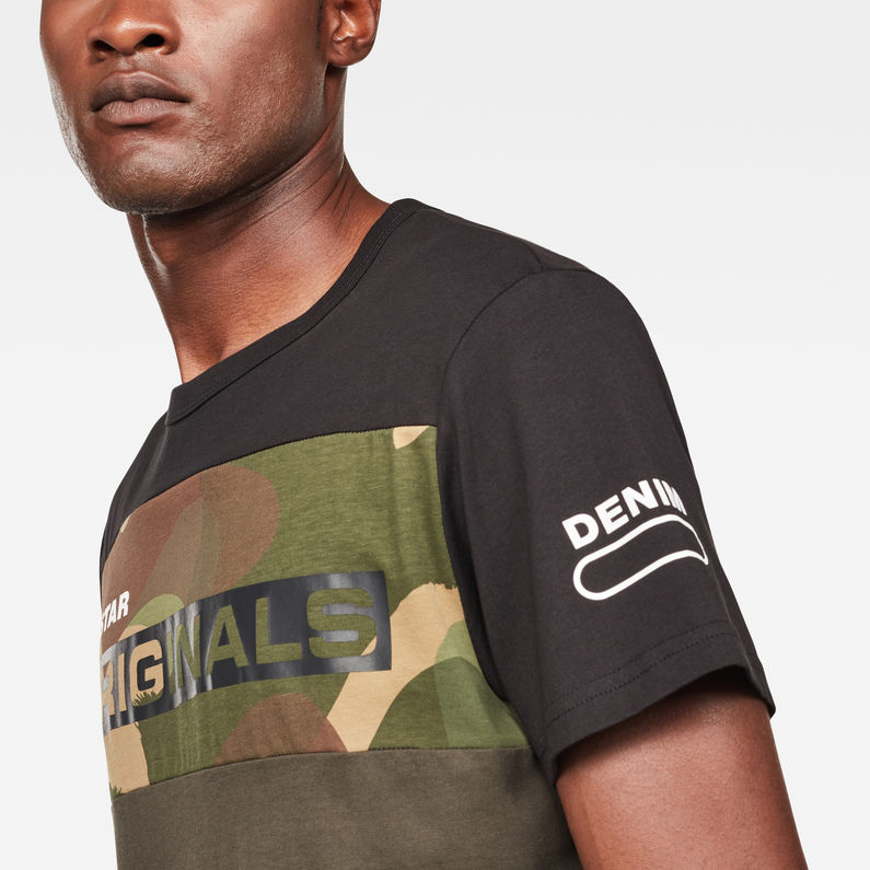 G-Star RAW® Graphic 13 Regular T-Shirt Black detail shot