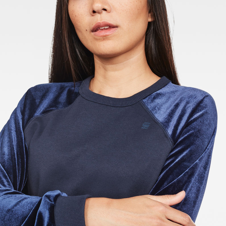 G-Star RAW® Kikko Xzula Sweat Dark blue detail shot