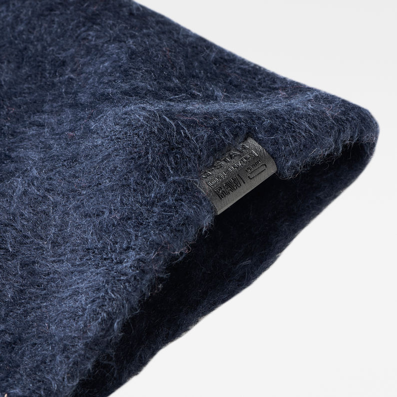 G-Star RAW® Yiasa Beanie Dark blue detail shot buckle