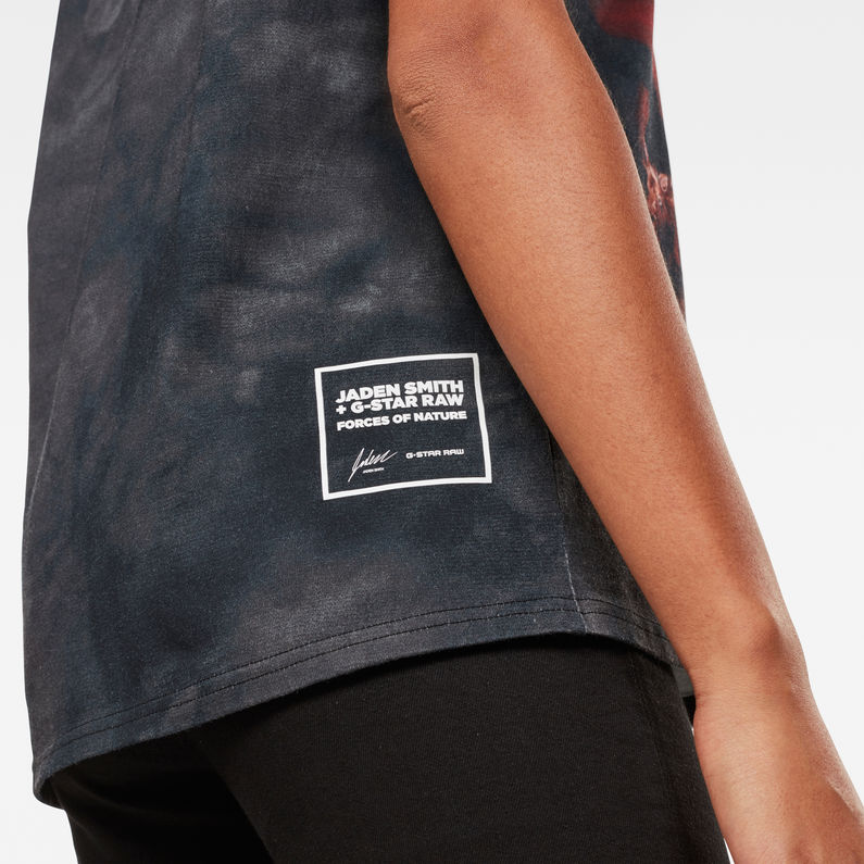 G-Star RAW® Cheiri Eclipse Straight T-Shirt Black detail shot
