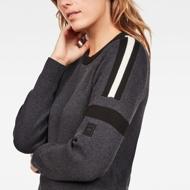 G-Star RAW® Voleska Knit Grey detail shot