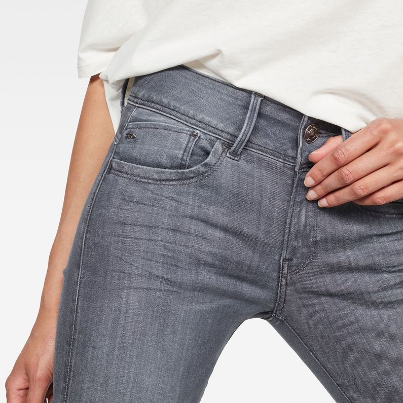 G-Star RAW® Lynn D-Mid-Waist Super Skinny Jeans Grey