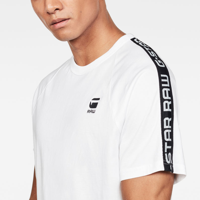 G-Star RAW® Satur New Raglan T-Shirt White detail shot