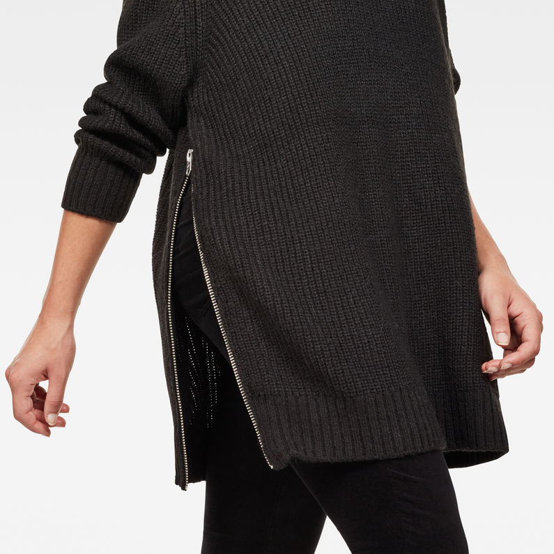 G-Star RAW® Plush Knit Black detail shot