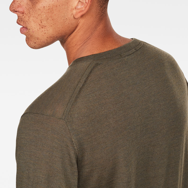 G-Star RAW® Core Knit Green detail shot