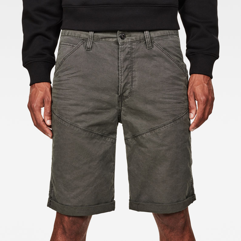 G-Star RAW® 5621 3D 1/2 Shorts Grey detail shot buckle