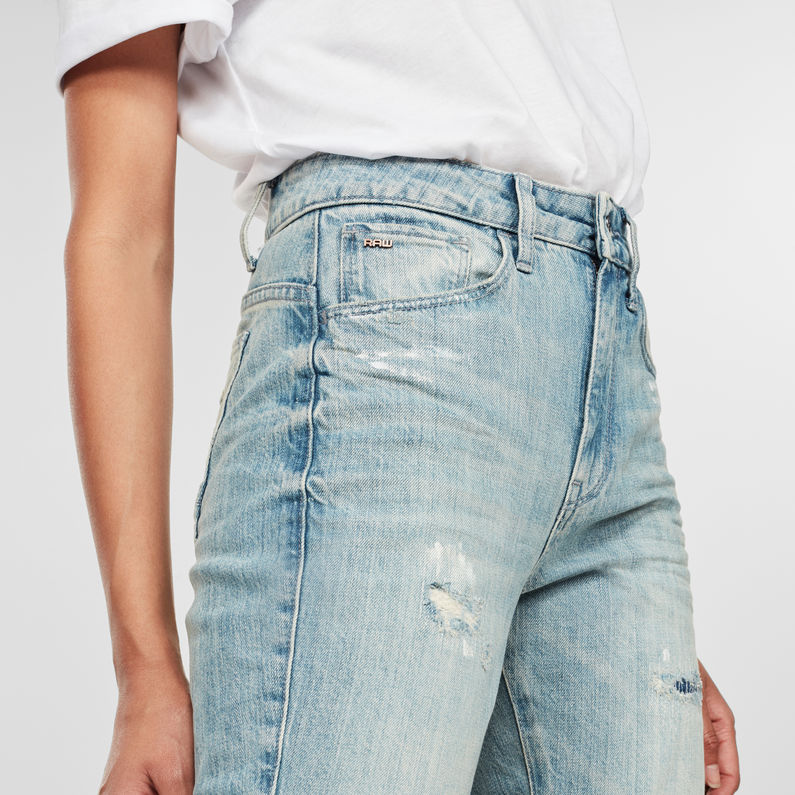 G-Star RAW® Motac Deconstructed 3D High Waist Skinny Jeans Hellblau