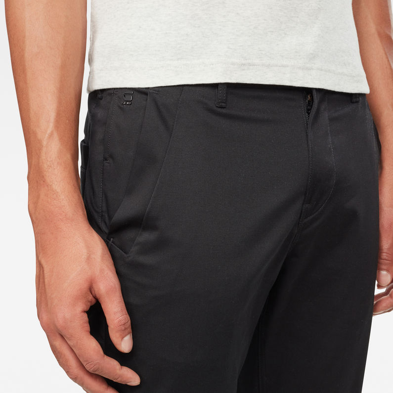 G-Star RAW® Bronson Slim Chino Black detail shot