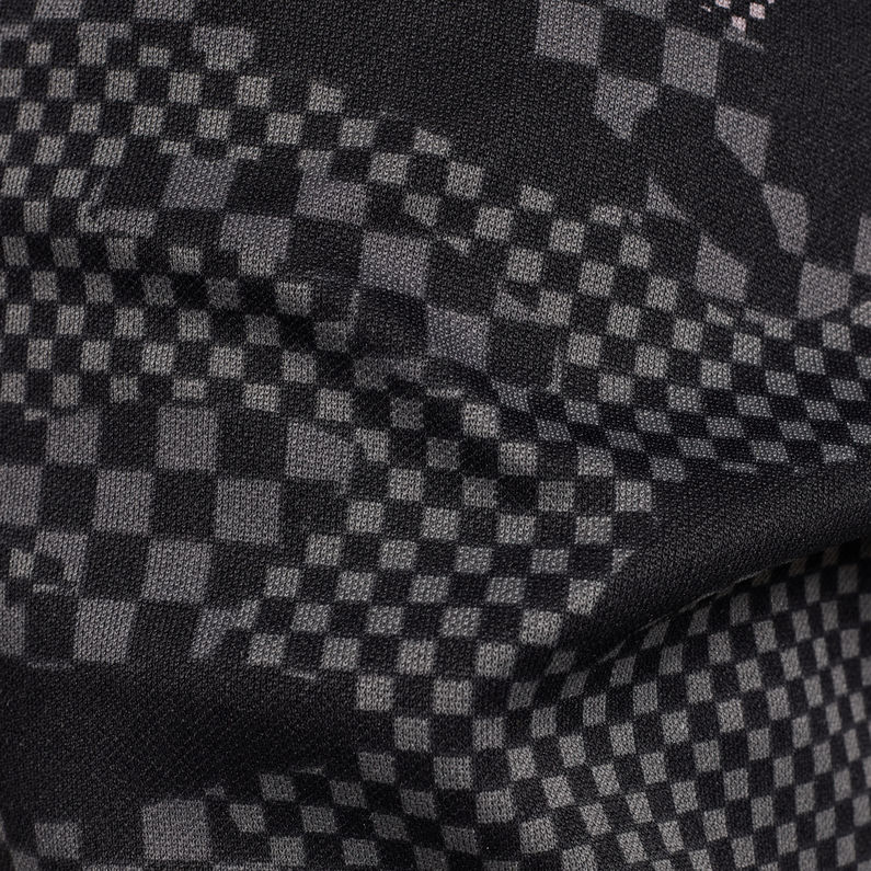 G-Star RAW® Rodis Camo Cropped Sweat Pants Black fabric shot
