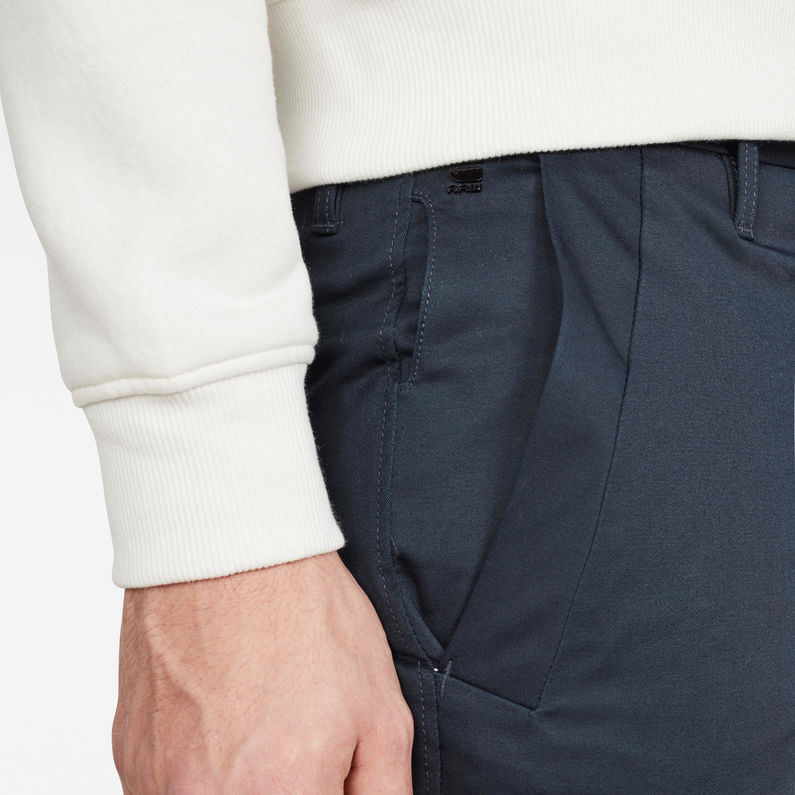 G-Star RAW® Bronson Slim Chino Medium blue detail shot